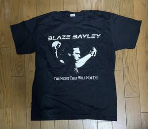 BLAZE BAYLEY / THE NIGHT THAT WILL NOT DIE　Tシャツ（メンズLサイズ）