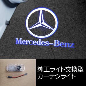 ●38. メルセデス ベンツ●2個●カーテシライト カーテシランプ ドアランプ LEDロゴ投影ライト Aクラス Bクラス CLAクラス Cクラス Eクラス