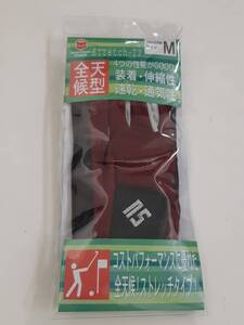 ●○【未使用品】NORTHWAY SPORTS Stretch-T2 ワイン LADY M 21～22cm ゴルフ グローブ○●