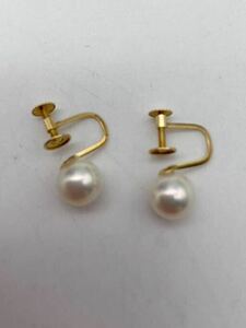 杉本 5月 NO99 Pearl K18 パール 18金 真珠 ピアス イヤリング アクセサリー パールイヤリング ゴールド