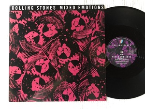 【送料無料・UK盤45RPM12inchシングル】THE ROLLING STONES★「MIXED EMOTIONS」（655193 6）