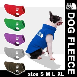 送料無料 THE DOG FACE 犬用 フリース 選べるカラー/サイズ 犬服 ペットウェア 起毛 ドッグウェア ペットウェア ドッグフェイス 防寒 散歩