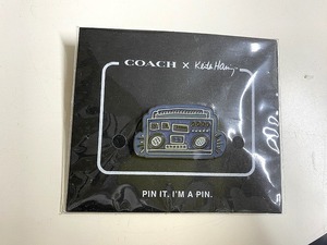 コーチ COACH ピン バッジ アクセサリー ブルー系 29839