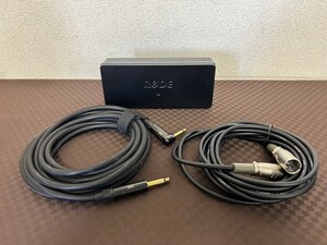 美品　A3　RODE　ロード　NT55　コンデンサーマイク　CANARE カナレ L-4E6S　NEUTRIC ノイトリック　コード 2点付　ケース付き　現状品