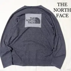 THE NORTH FACE スクエアロゴ ジャガードTシャツ ロングスリーブL