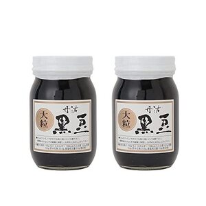 夜久野物産 丹波黒豆煮 【500g×2本箱入りセット】本場 京都産 丹波黒 大粒3L 11mm上 高級 甘さひかえめ スイーツ デザート ふっく