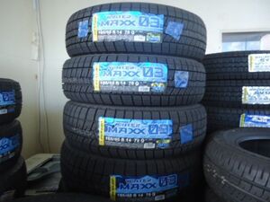 【K18】数量限定特価品！！　ダンロップ　WM03　165/65R14　4本　