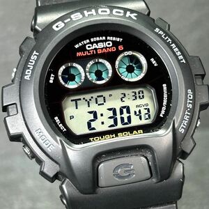 美品 CASIO カシオ G-SHOCK ジーショック GW-6900-1 腕時計 タフソーラー 電波ソーラー デジタル 多機能 ブラック ステンレス 動作確認済み