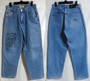 W32 マリテフランソワジルボー 90s デニム バギーパンツ ワイドパンツ 希少 ヴィンテージ MARITHE FRANCOIS GIRBAUD DENIM VINTAGE