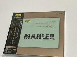 ESOTERIC SACD マーラー 交響曲第3番、第1番 巨人 アバド エソテリック Abbado Mahler Symphony No.3 SACD 　 新品　　廃盤