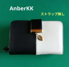 :✩✩✩✩2つ折り財布　AnberKK　アンバーKK 牛革