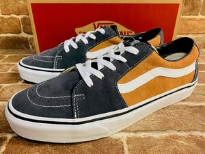 ★新品/24cm！バンズ.USA企画/SK8-LOW.スケートロー.VANS.スウェードレザー.本革.スニーカー.箱付き.サーフ.西海岸ヴィンテージスタイル/P