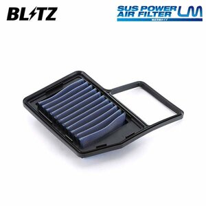 BLITZ ブリッツ サスパワー エアフィルター LM SS-729B ワゴンR MH44S H26.8～H27.8 R06A NA 59601