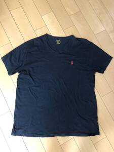 送料込 POLO RALPH LAUREN ポロ ラルフローレン 半袖 Tシャツ 黒 L/G