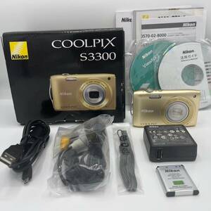 ★極上品★ ニコン NIKON COOLPIX S3300 ゴールド #394