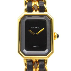 シャネル プルミエールM ブランドオフ CHANEL GP（ゴールドメッキ） 腕時計 GP/革 中古 レディース