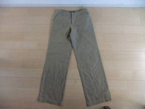 MADE IN JAPAN MAPHEE LINEN COTTON PANT 日本製 マカフィー 68%綿 32%麻 ワイドパンツ　サイズ40