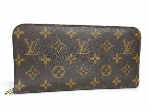 1円 LOUIS VUITTON ルイヴィトン M66563 モノグラム ポルトフォイユ アンソリット 二つ折り 長財布 ウォレット ブラウン系 EA2065