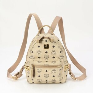 1円■極美品■MCM エムシーエム■ヴィセトス リュックサック リュック バックパック バッグ ブランド 高級 人気 おしゃれ EEY AW6-10