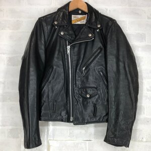 90s 90年代 Perfecto by Schott パーフェクトバイショット1169 ダブルライダース ジャケット SIZE: 34 ブラック MH632024112801