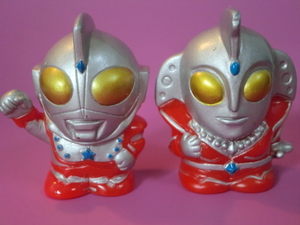 ウルトラマンチャック＆ウルトラウーマンベス　ソフビ指人形／ウルトラマンUSA／商品説明欄全部必読！入札条件＆取引条件厳守！