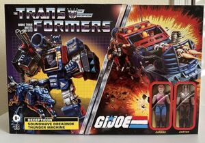 Transformers X GI Joe Collaborative Soundwave Dreadnok Thunder Machine NEW 海外 即決