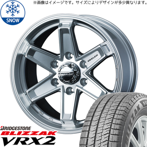 195/65R16 スタッドレスタイヤホイールセット パジェロミニ etc (BRIDGESTONE VRX2 & KEELERTACTICS 5穴 114.3)