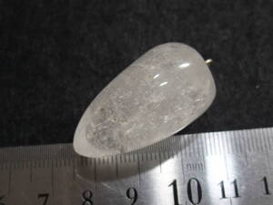 水晶王道!ヒマラヤ水晶rock crystalクラスターパーツ!!カン付きラフ研磨ルース 76.85ct 天然石　5　万能パワー 色々まとめて同梱可能 765-9