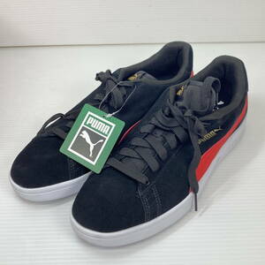 2405601-003 PUMA プーマ スニーカー スマッシュV2 29.0cm タグ付き 黒×赤 