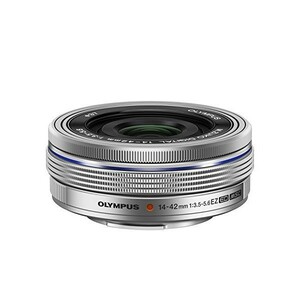 中古 １年保証 美品 OLYMPUS M.ZUIKO DIGITAL ED 14-42mm F3.5-5.6 EZ シルバー