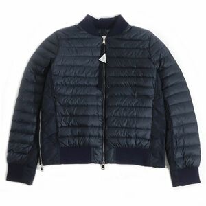 極美品□2018年製 MONCLER/モンクレール ROME GIUBBOTTO/ローマ WZIP ダウンジャケット/ブルゾンジャケット ネイビー 3 国内正規品 メンズ