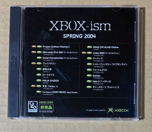 XBOX XBOX-ism SPRING 2004 DEMO DISC 体験版 非売品 demo not for sale