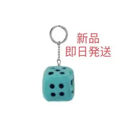 新品STUSSY FUZZY DICE KEYCHAIN キーホルダー　水色