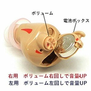 ◆ニコンエシロール小型耳穴補聴器◆NEF02右耳用◆バッテリー2640円分付◆