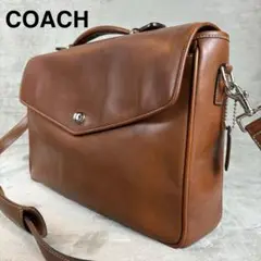 ★美品★ COACH コーチ 2WAY レザー ビジネスバック 本革