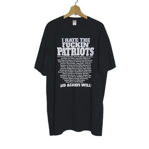 プリント Tシャツ デッドストック 新品 ティーシャツ 黒色 2XL メンズ BIG 大きいサイズ FUCKIN PATRIOTS #2068