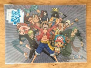 ■ONE PIECE ワンピース マジッククリアファイル A4サイズ 麦わらの一味 サントリーのノベルティ 非売品 未使用 未開封 美品 送料140円■