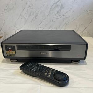 【ジャンク】Panasonic パナソニック 録画王 NV-BS900 VEQ1230 S-VHS VHS ビデオデッキ VIDEO SUPER DRIVE リモコン付き 