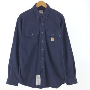 古着 カーハート Carhartt FRシリーズ 長袖 ボタンダウン ワークシャツ メンズL /eaa360005 【SS2403】