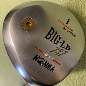 S768 HONMA BIG-LB 737 TITANIUM 250cc 1W 9.5° フレックスX-2 2ツ星シャフト パワーヒッター用