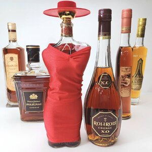 未開栓 コニャック 6本セット 350～750ml ハーディ VSOP/ランディ デジール/ロアデロア XO/ポリニャック ナポレオン 他 A250110-7-A