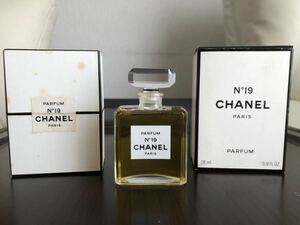 CHANEL シャネル N°19 PARFUM パルファム 28ml 箱入りほぼ満量 made in France