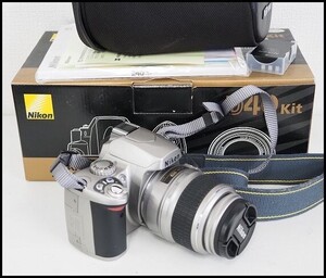 Nikon D40 Kit シルバーボディ AF-S Zoom Nikkor 18-55mm F3.5-5.6 G ED II + 55 デジタル一眼レフカメラ ニコン 動作不明 872a