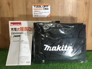 001♪未使用品♪マキタ makita 充電式暖房ひざ掛け CB200DBK ※本体が入っている透明袋の粘着が弱まっています