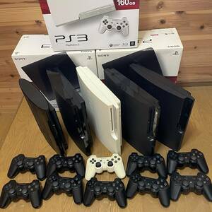 PS3 本体5台 コントローラー10個セット まとめ売り PlayStation3 プレイステーション3 プレステ3 SONY 匿名配送