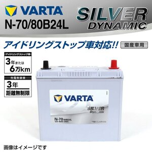 スズキ イグニス VARTA バッテリー SILVER Dynamic N-70/80B24L SLN-70 送料無料