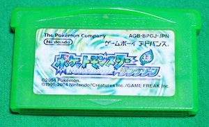 GBA ゲームボーイアドバンス ポケットモンスター リーフグリーン 動作確認済 Pokemon Leaf Green Nintendo Game Boy Advance