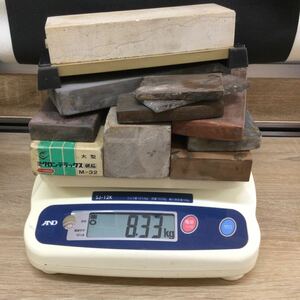 954◎ 砥石まとめて12個 総重量 約8.33kg 刃物研ぎ 大工道具 研磨砥石 