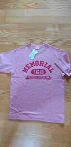 送料込★WAREHOUSE　ウエアハウス　4096 88/12 杢天竺　杢クルーネックTシャツ　MEMORIAL 日本製 レッド杢　M