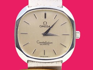 ■♪価格高騰！ 資産価値! 稼働 電池新品 メンズ ビンテージ 高級超レア！ OMEGA オメガConstellation コンステレーション QUARTZ クオーツ